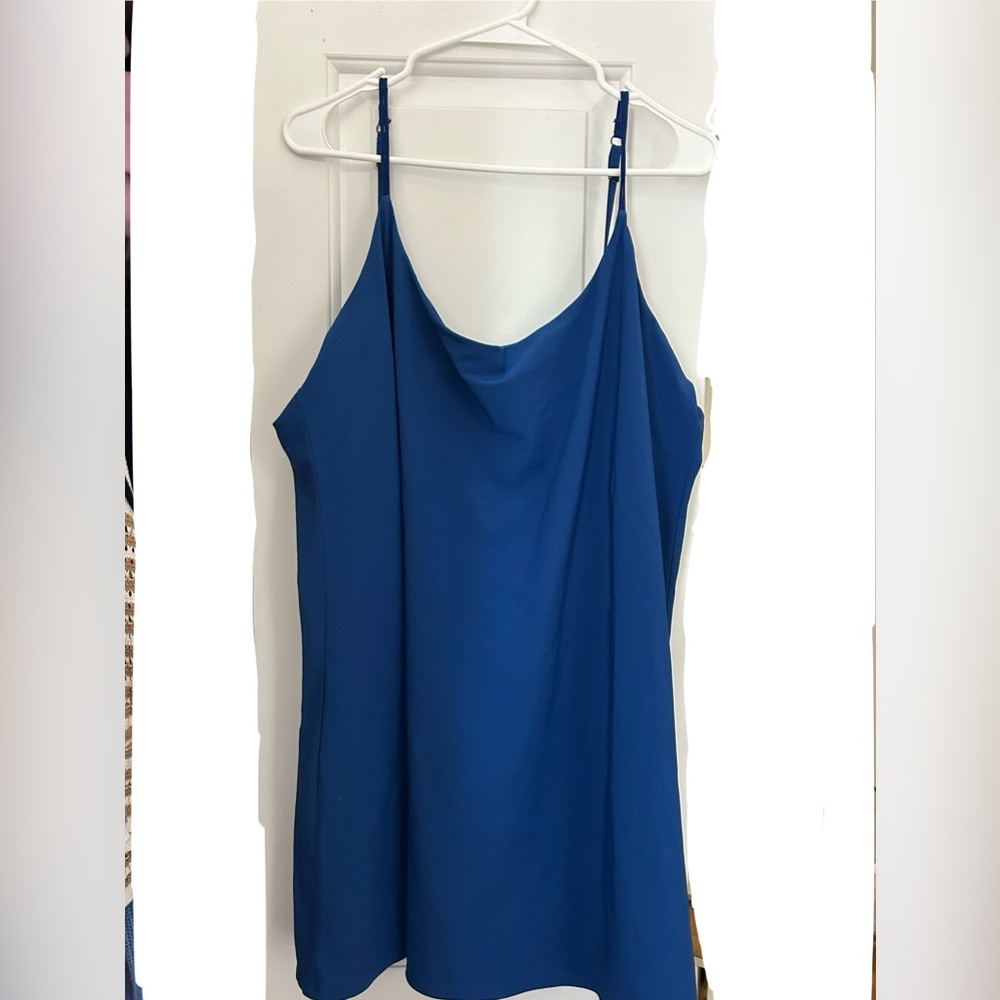 Blue athletic dress